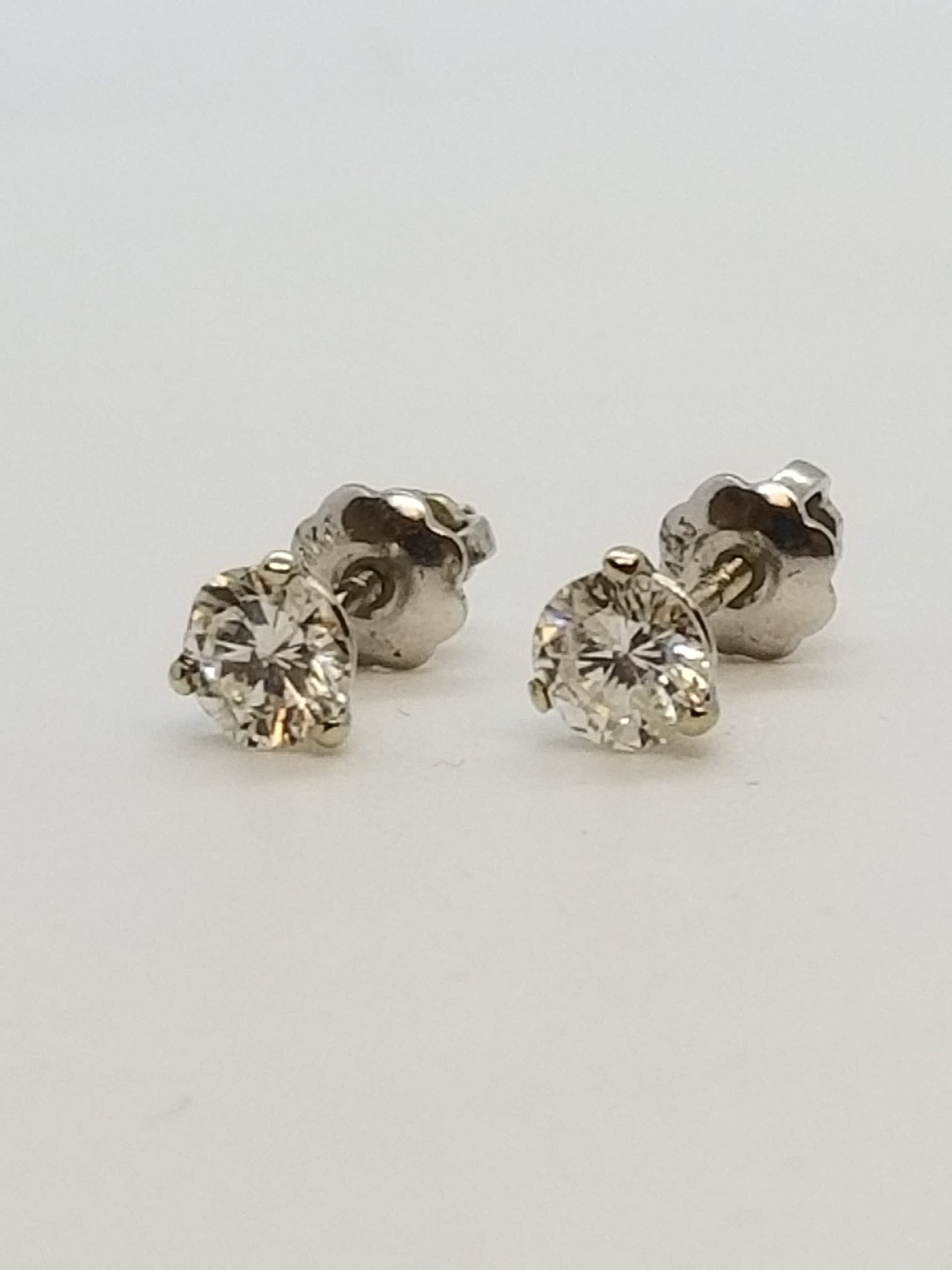 tragedie Catena Citron Custom .85 Carat Diamond Stud Earrings – Deal Jewelry